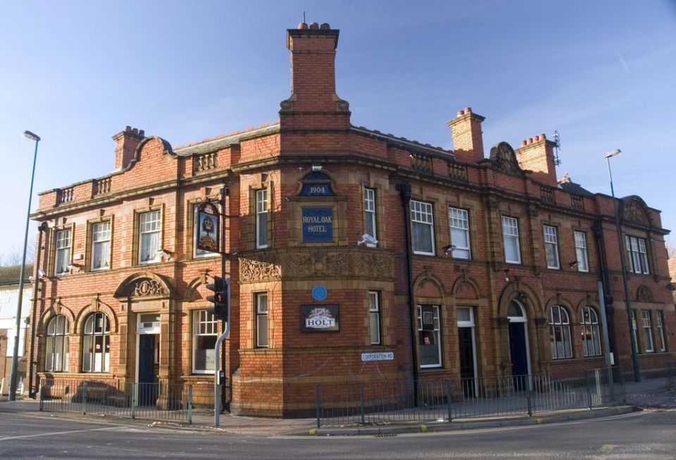 The Royal Oak pub in Eccles.