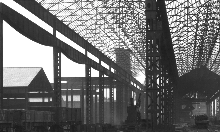 Building the Irlam Steel Works (then Partington Iron & Steel Co.) - Walter Occleston