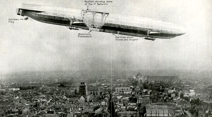 Zeppelin raids on 2025 britain