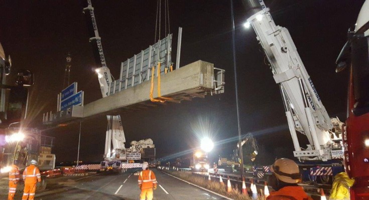 M60 to close completely between J12-13 for 70-tonne gantry ...