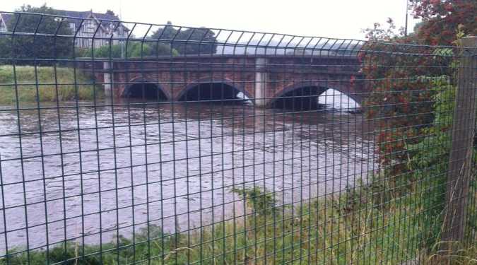 Salford Flood Alert Fears As River Levels Spike Under Heavy Rain